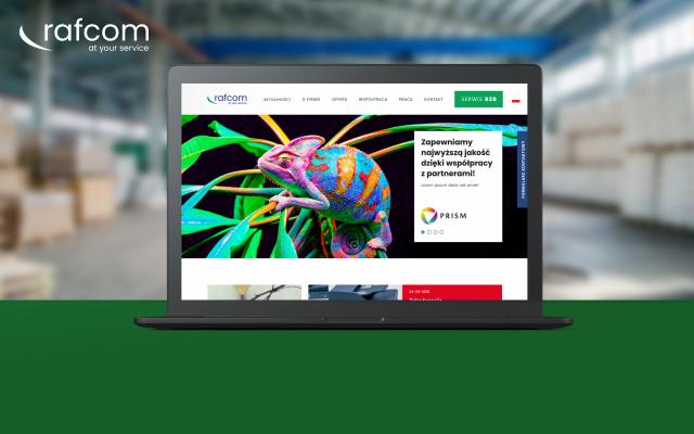 Strona Rafcom - hurtownia materiałów eksploatacyjnych oraz urządzeń biurowych
